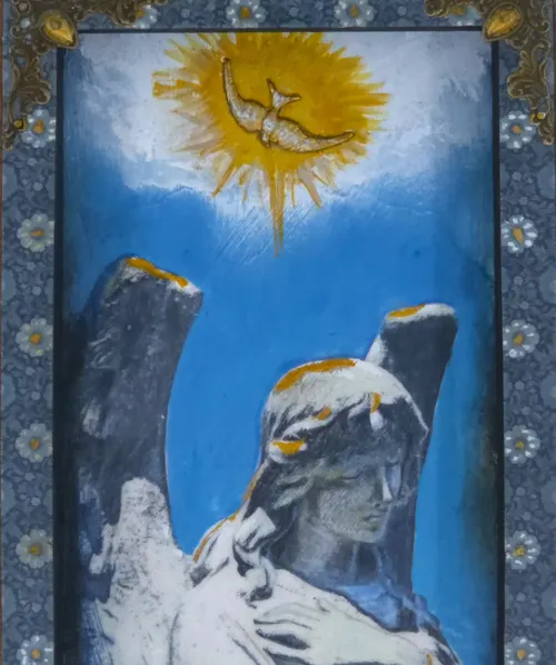 Angel with Dove - Belfast, Maine