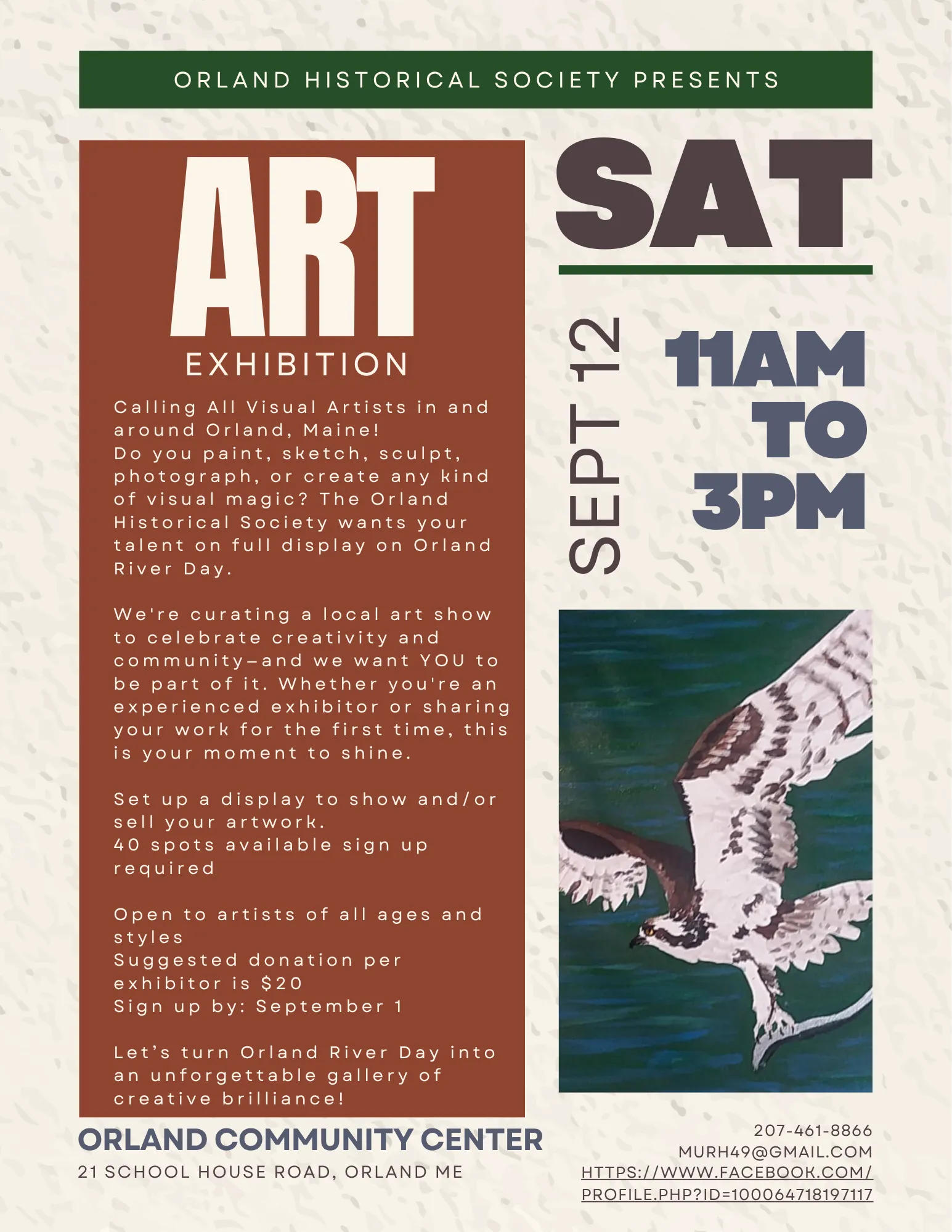 Orland Historical Society - Art Exhibition