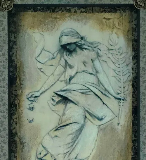 Veiled Figure with Reed - Köln, Germany